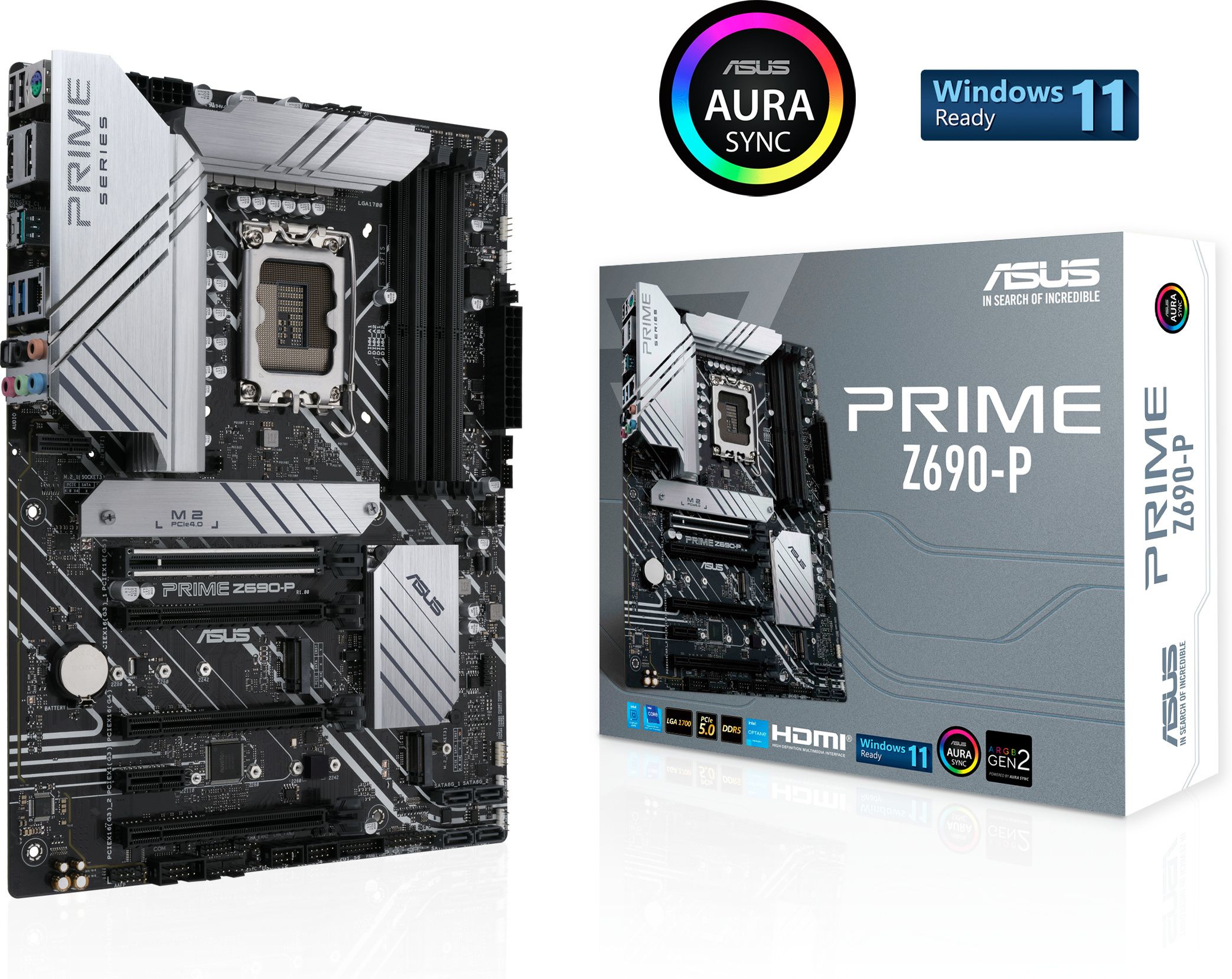 ASUS PRIME Z690-P - motherboard - ATX - LGA1700 Socket - Z690